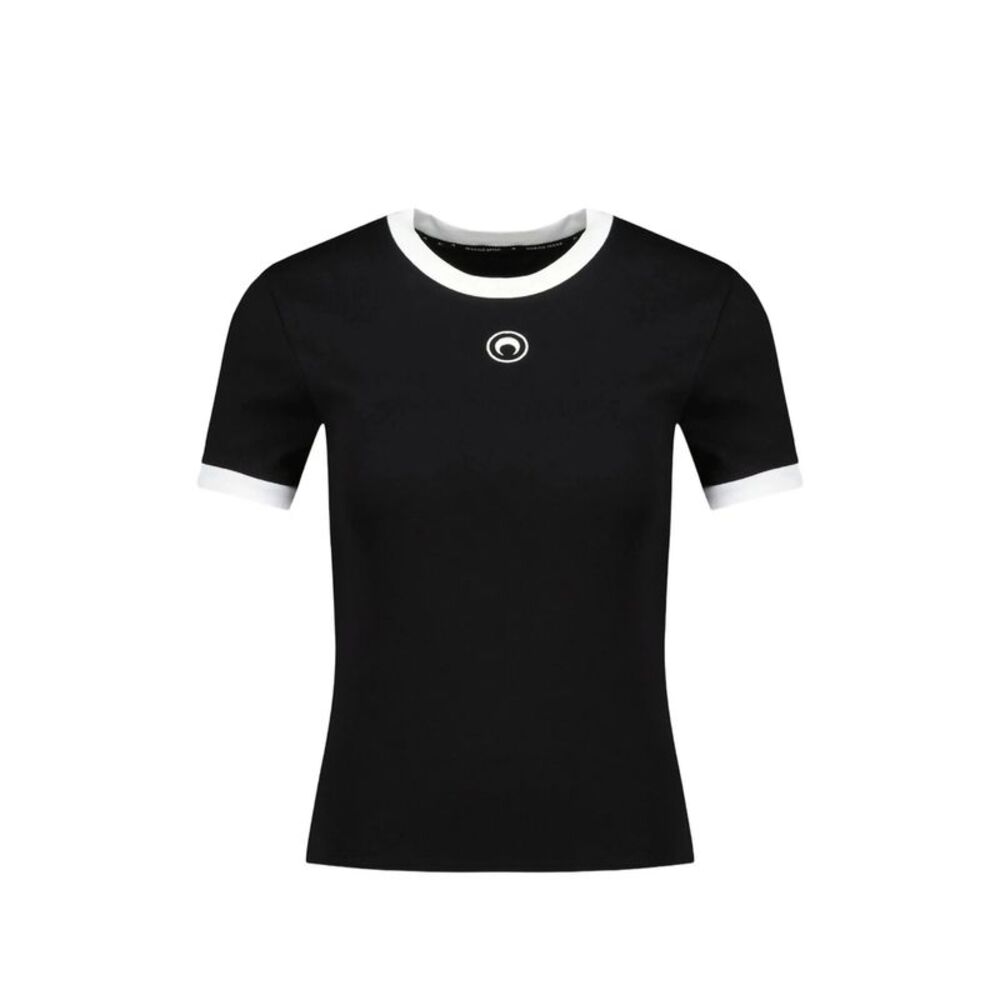 Marine Serre Black T-Shirts & Vests - T-Shirts Men